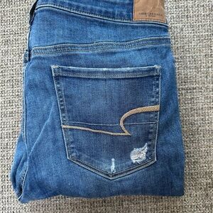 American Eagle Outfitters Blue Straight Leg Jeans